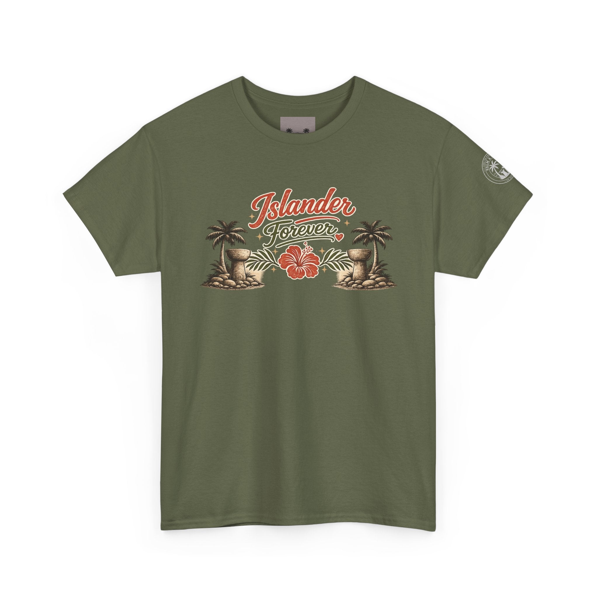 Personalized Islander Forever Unisex Heavy Cotton Tee (sample mockup)
