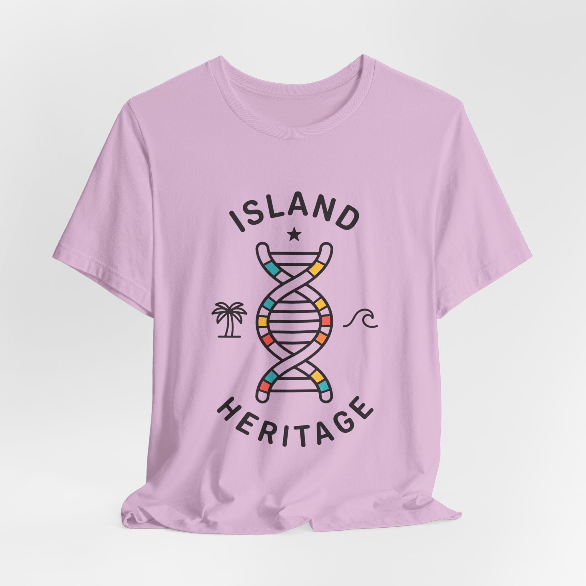 Island Heritage T-Shirt | Caribbean Pride, Retro Passport Stamp