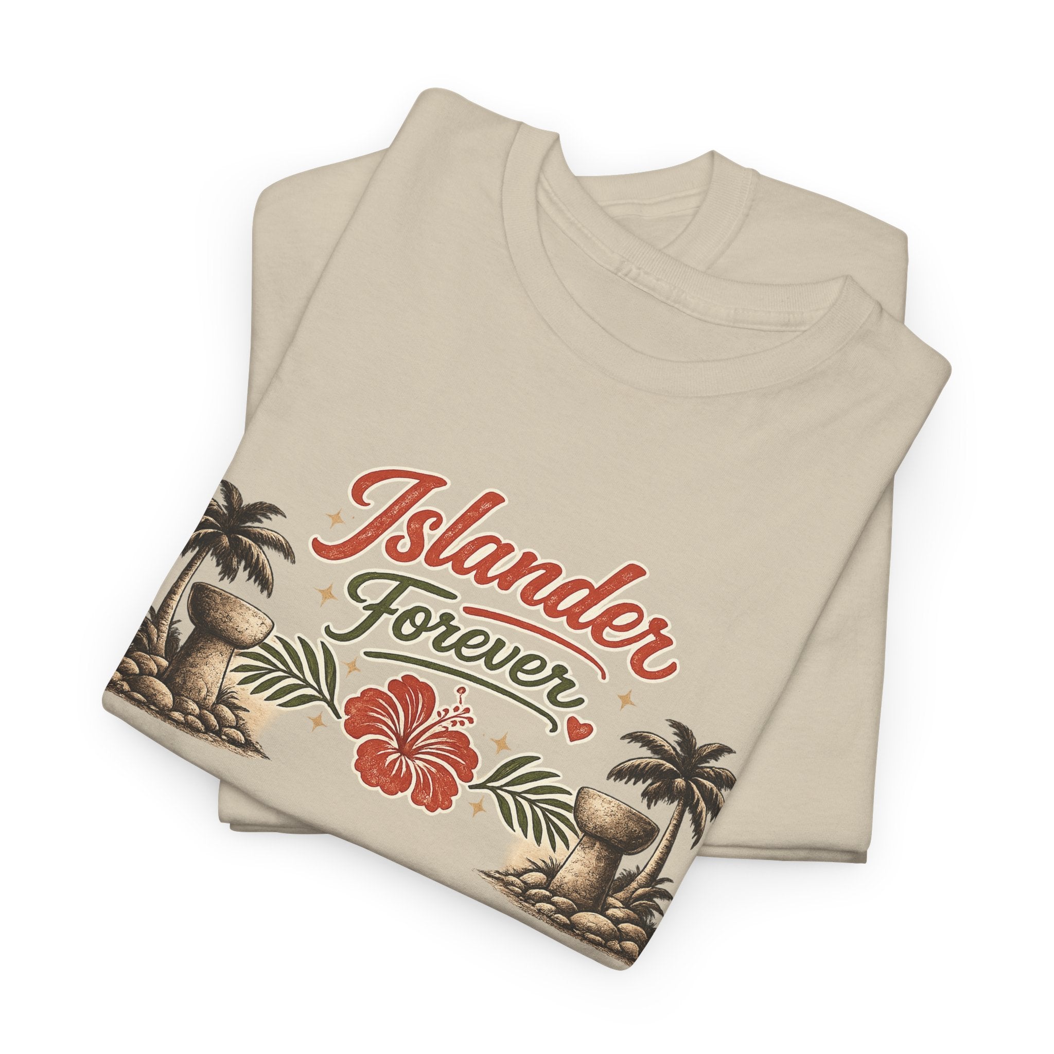 Personalized Islander Forever Unisex Heavy Cotton Tee (sample mockup)