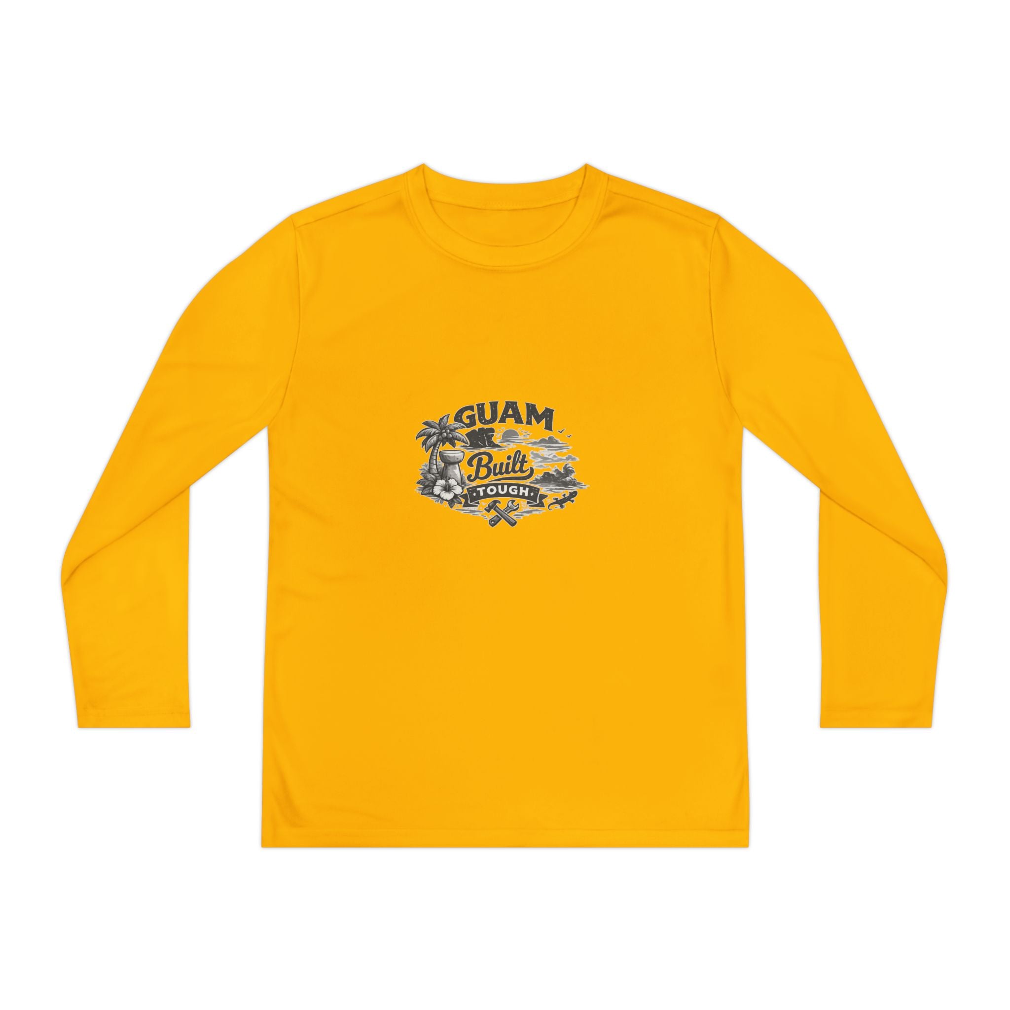 Guam Built Youth Long Sleeve Tee | Island Pride Graphic Shirt
