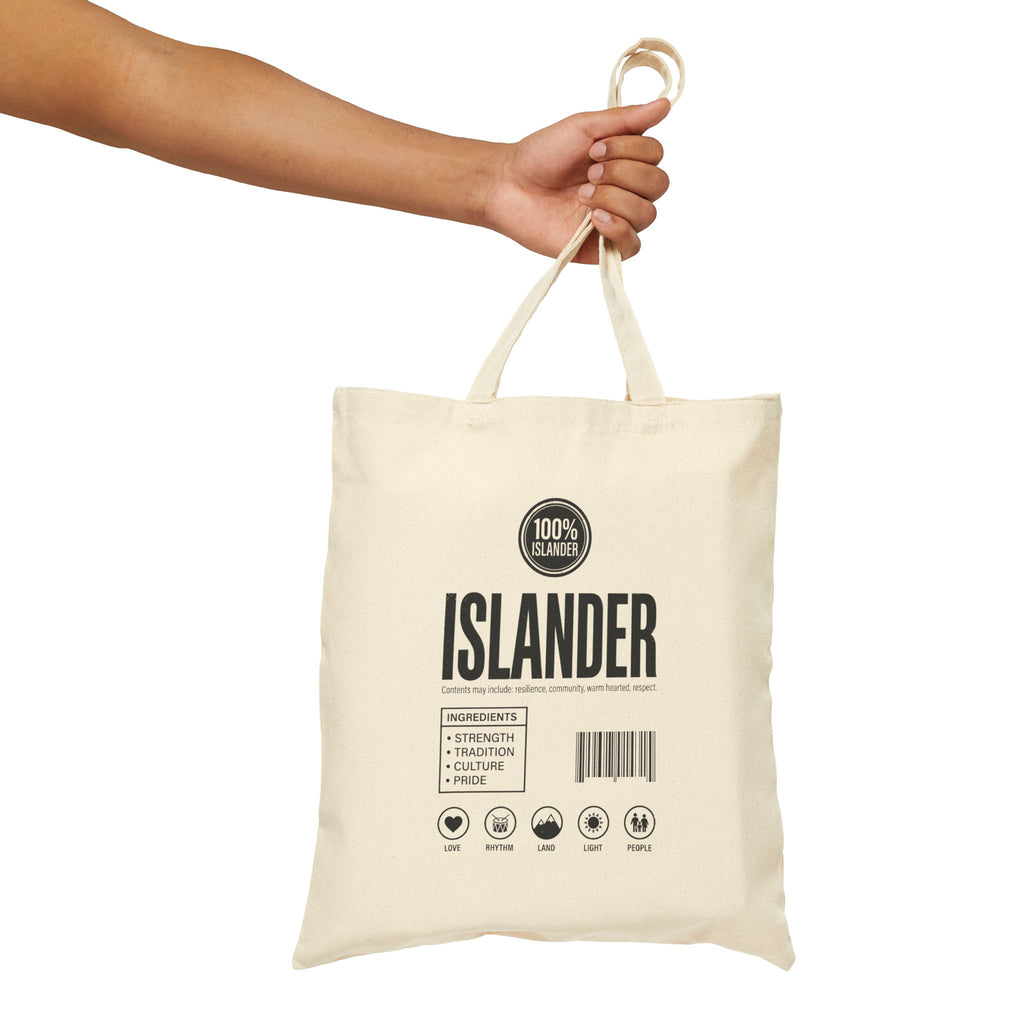 100% Islander Cotton Canvas Tote Bag