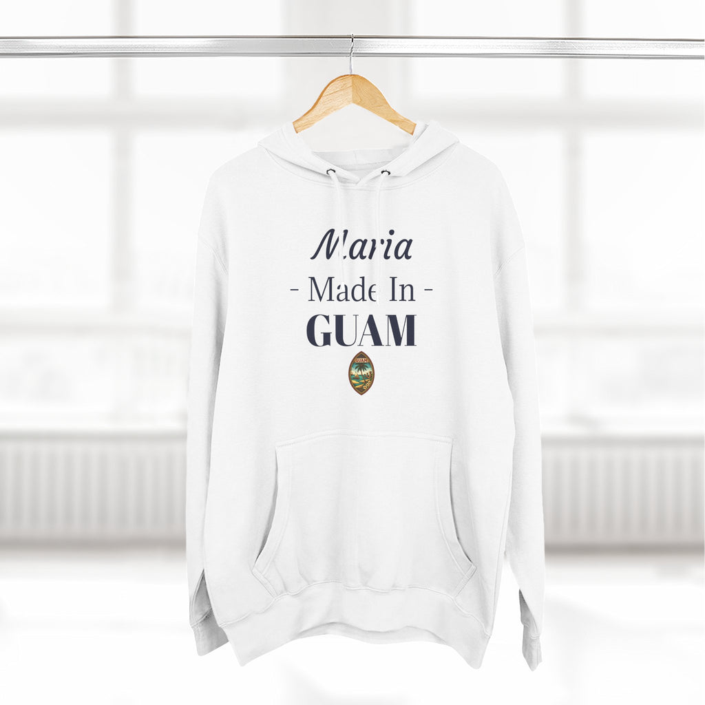 Made in Guam Personalized Hoodie | Customized Name Fleece Pullover