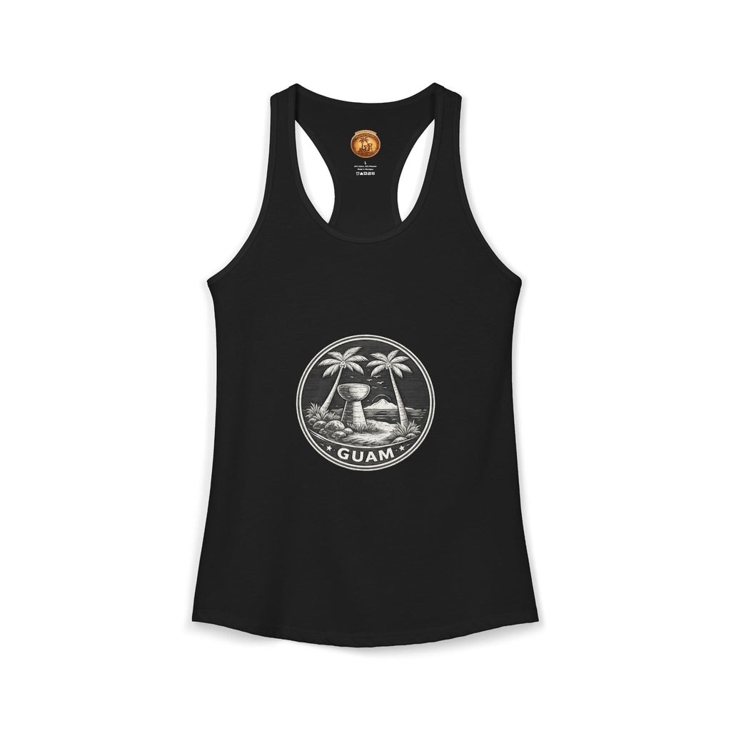 Women's Guam Island Palm | Ideal Racerback Tank