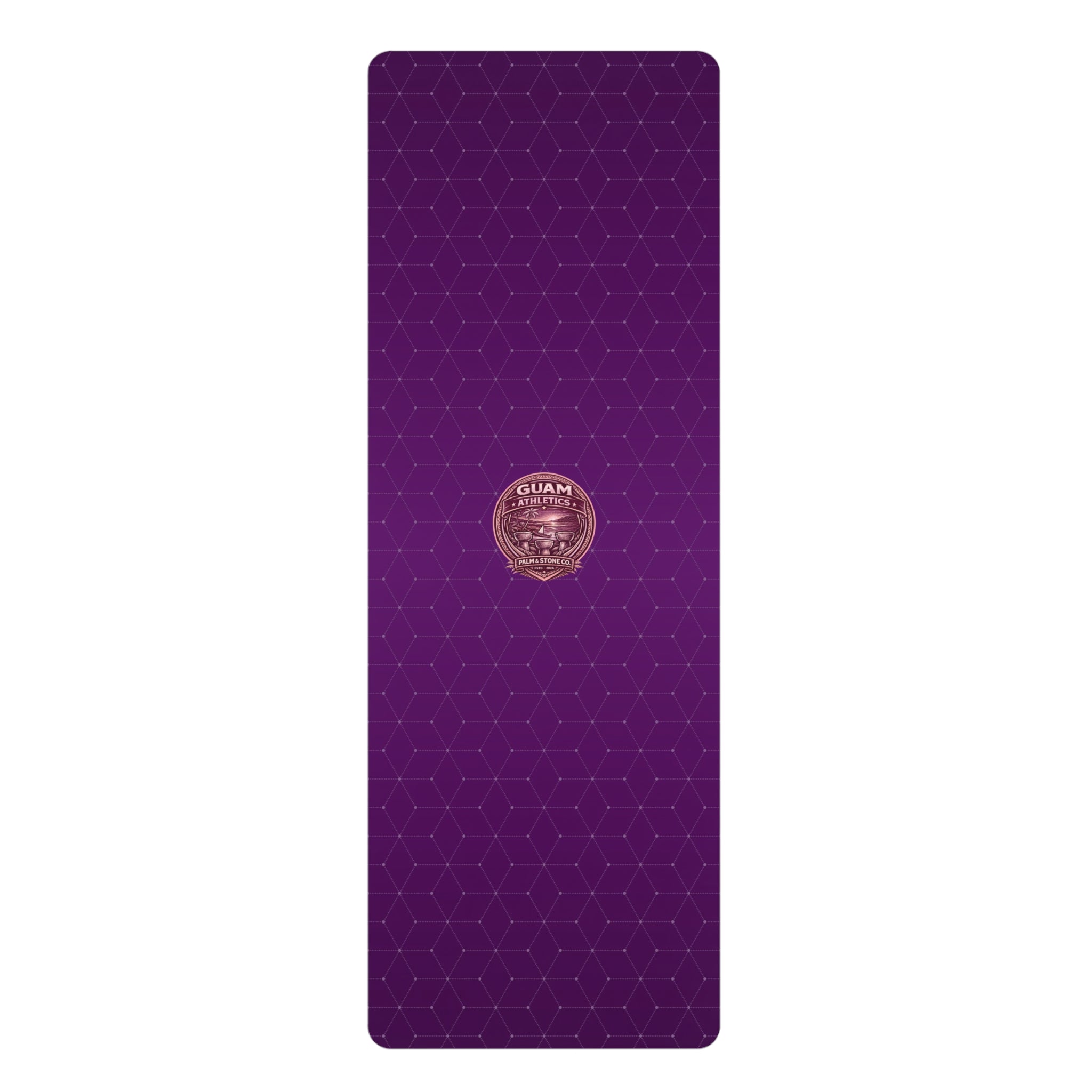 Palm & Stone Guam Ahtletics Seal Rubber Yoga Mat | Non-Slip Travel & Studio Mat