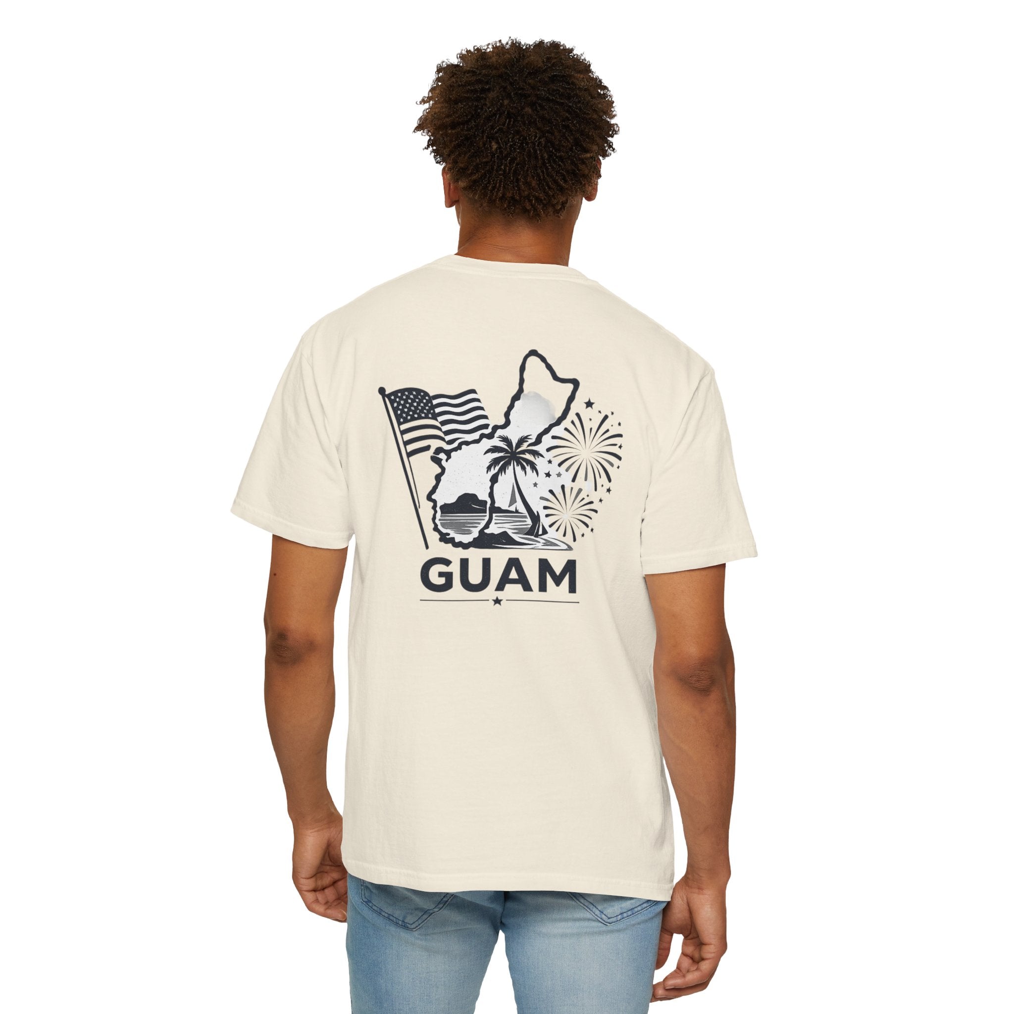 Adults Unisex 4th of July Island-Style T-Shirt