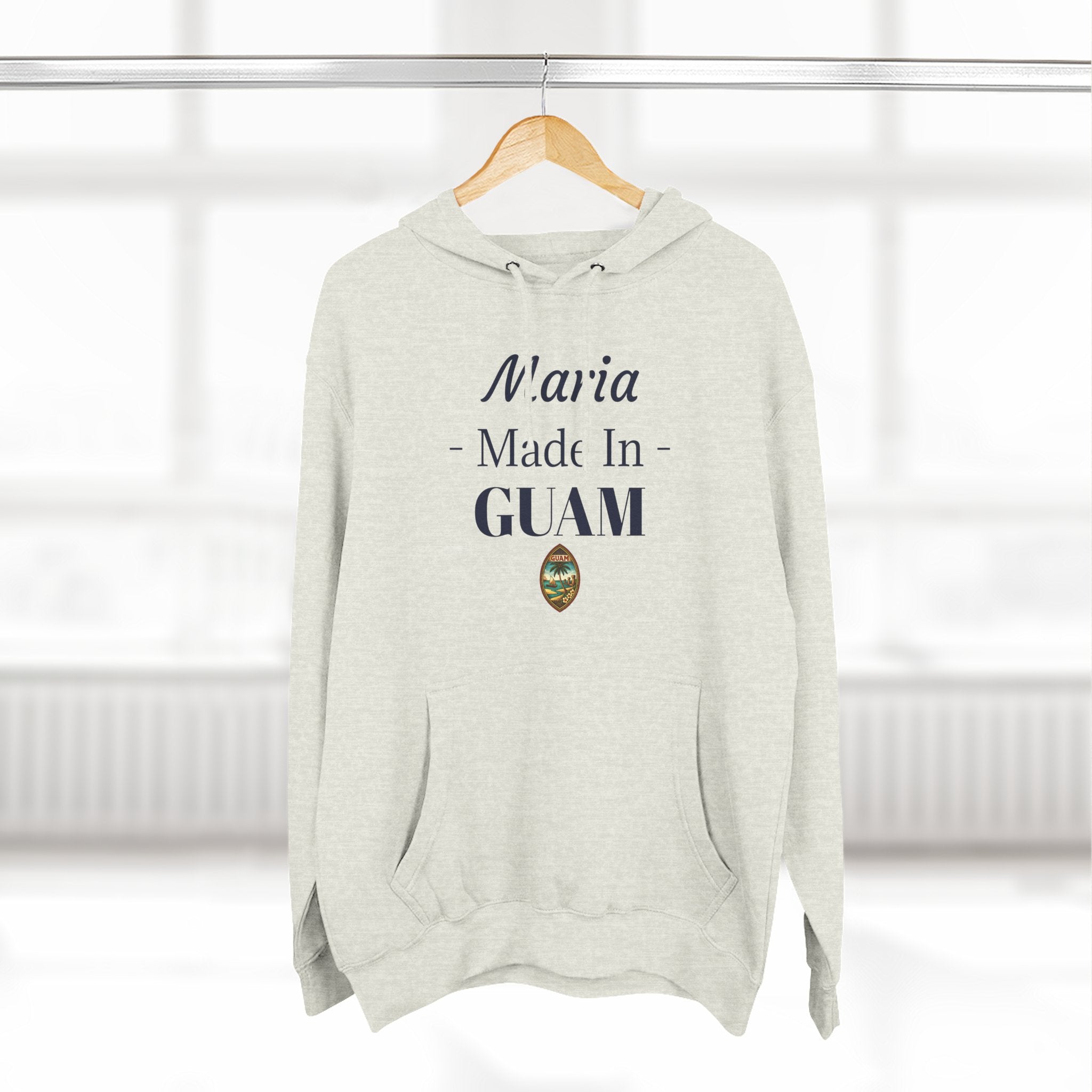 Made in Guam Personalized Hoodie | Customized Name Fleece Pullover