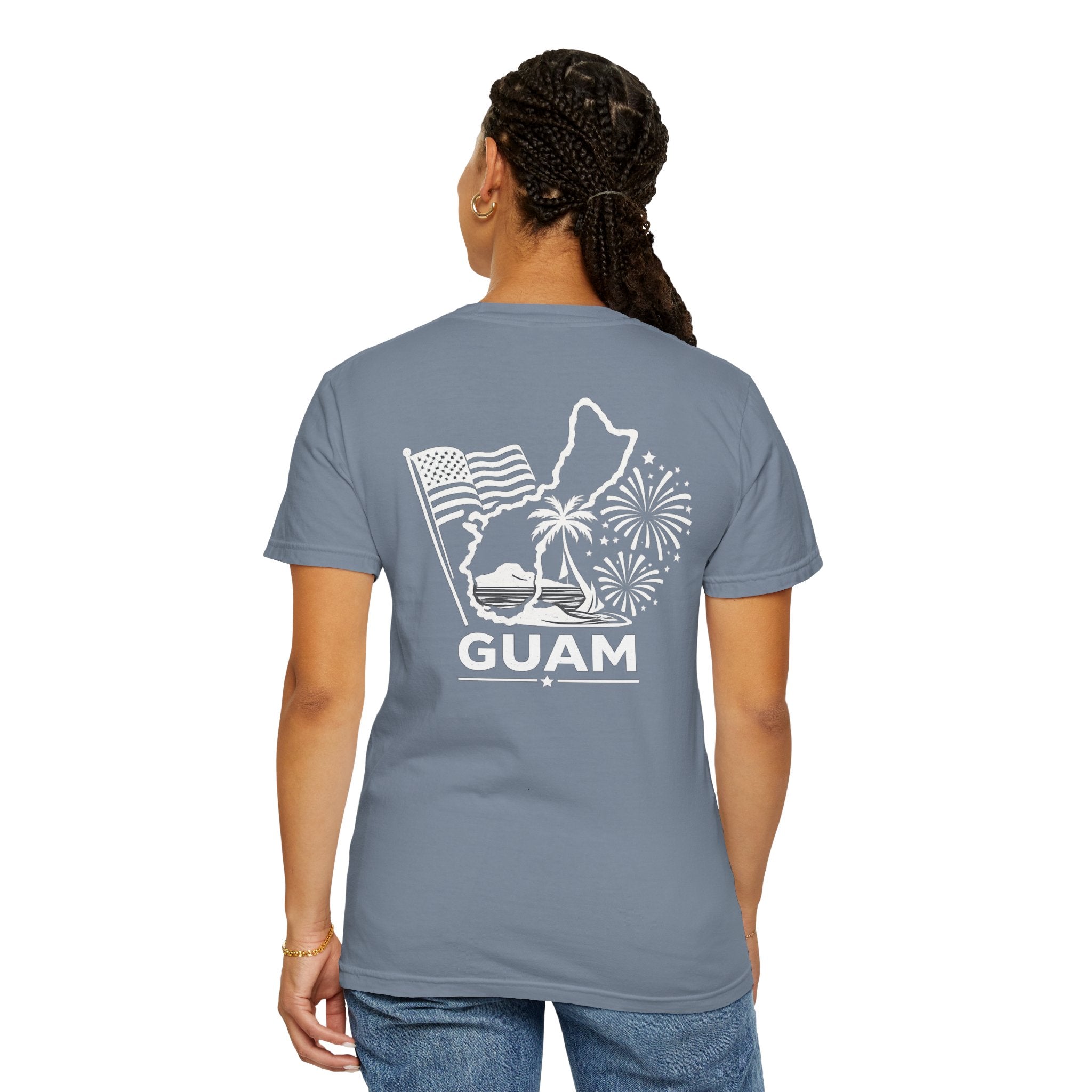 Adults Unisex 4th of July Island-Style T-Shirt