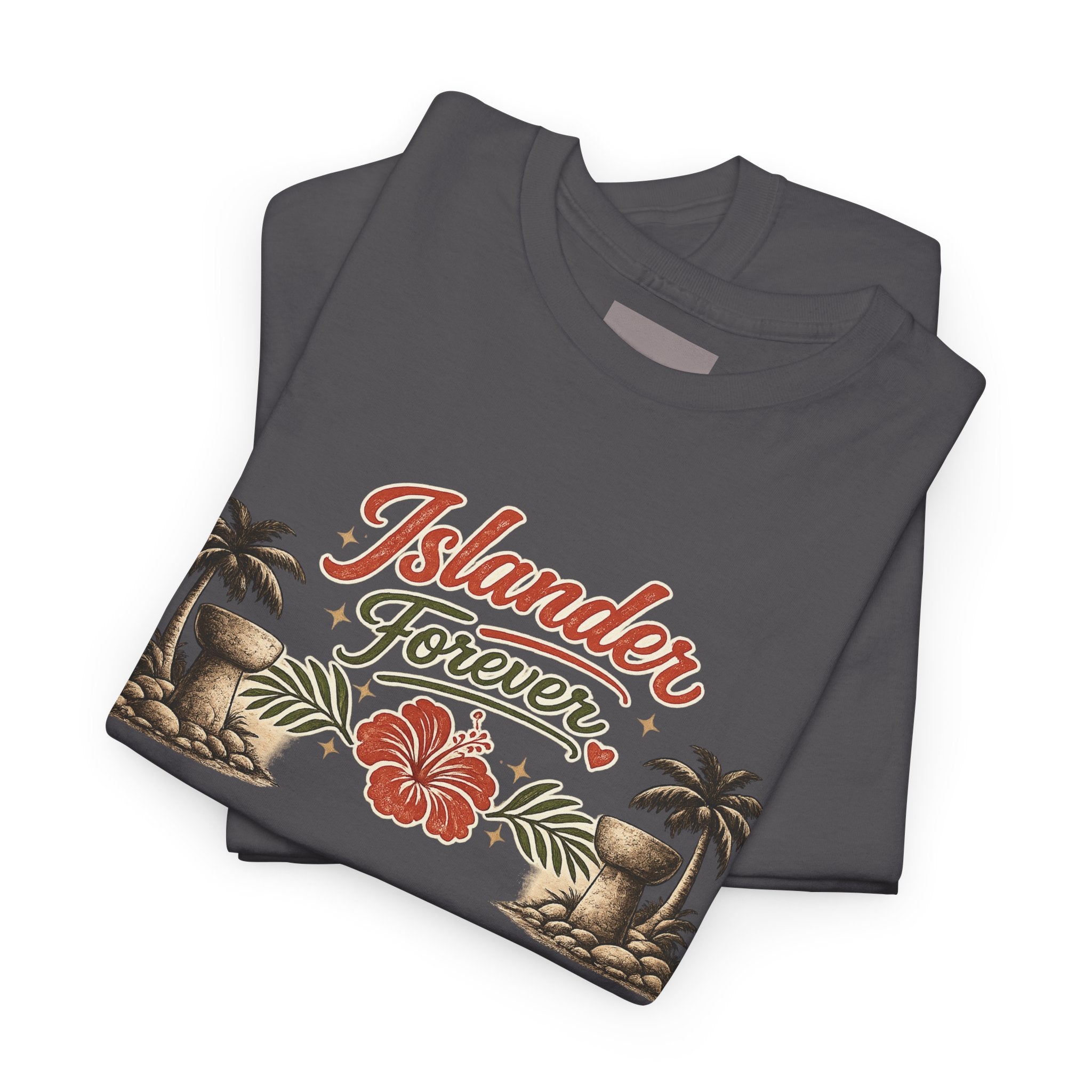 Personalized Islander Forever Unisex Heavy Cotton Tee (sample mockup)