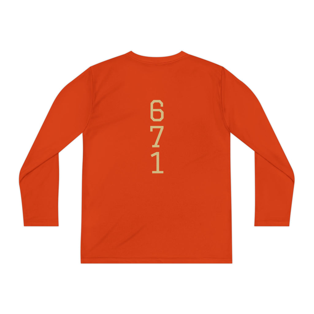 Guam 671 Long Sleeve Youth Tee "Where America's Day Begins"
