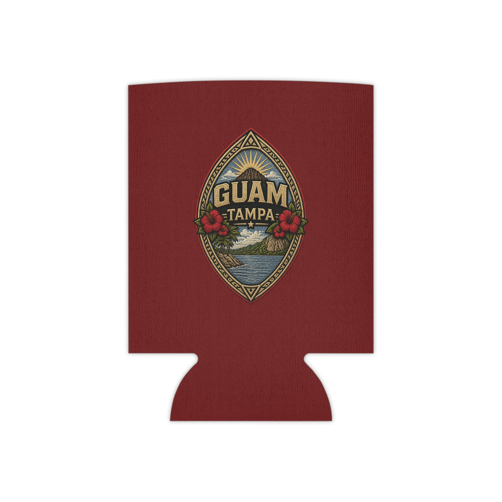 MAROON Guam Seal Tampa Can Cooler | Beer Koozie