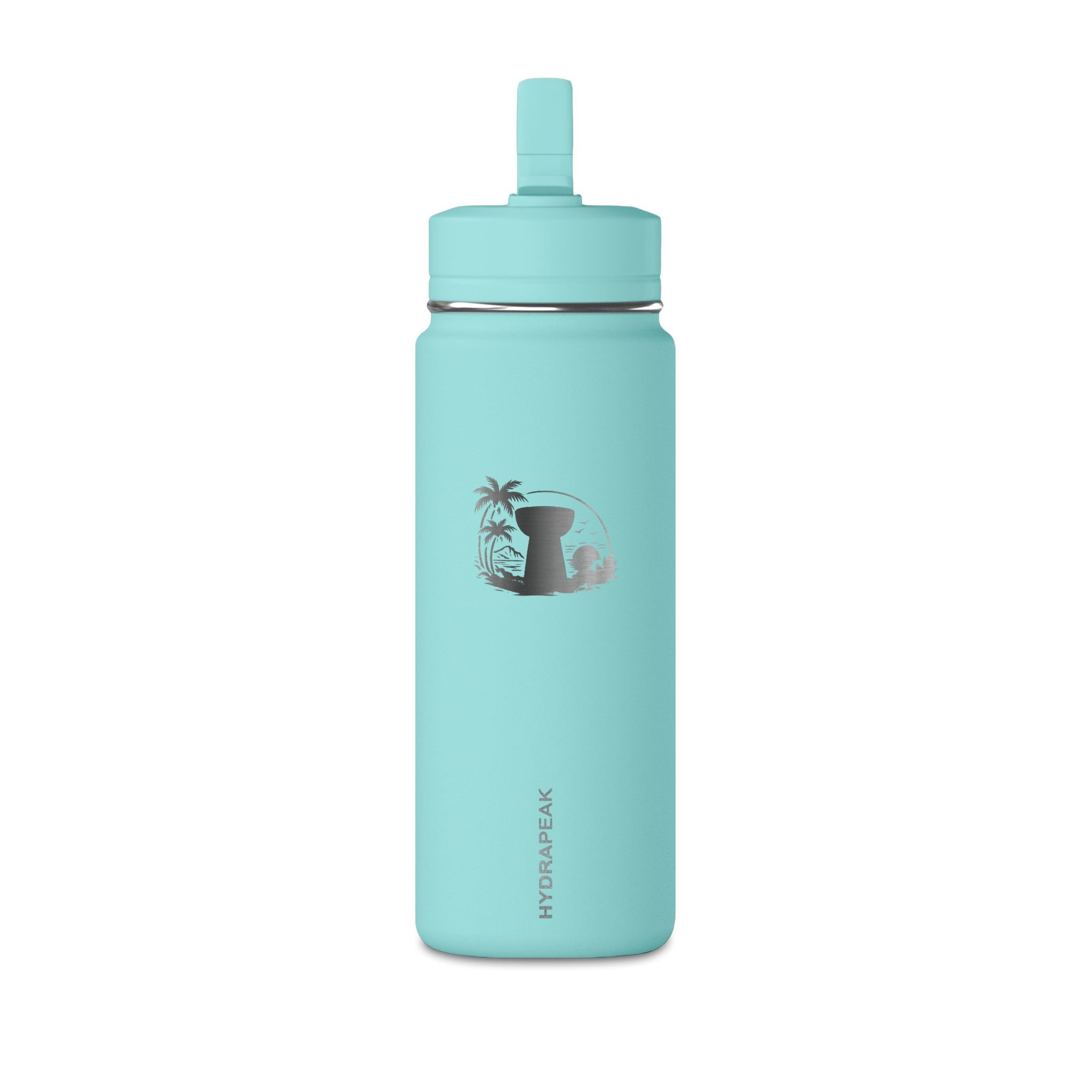 Personalized 20oz Mini Water Straw Bottle (Add Your Own Image, Logo or Text)