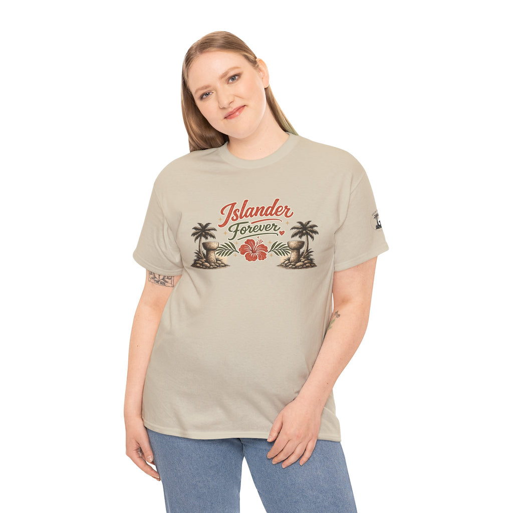 Personalized Islander Forever Unisex Heavy Cotton Tee (sample mockup)
