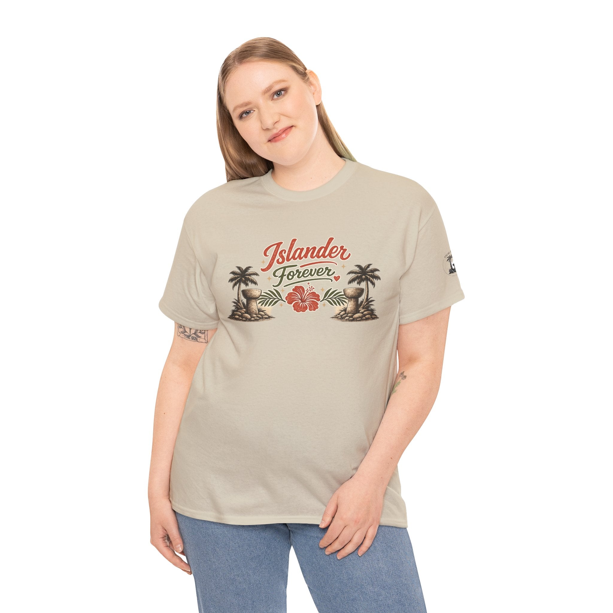 Personalized Islander Forever Unisex Heavy Cotton Tee (sample mockup)