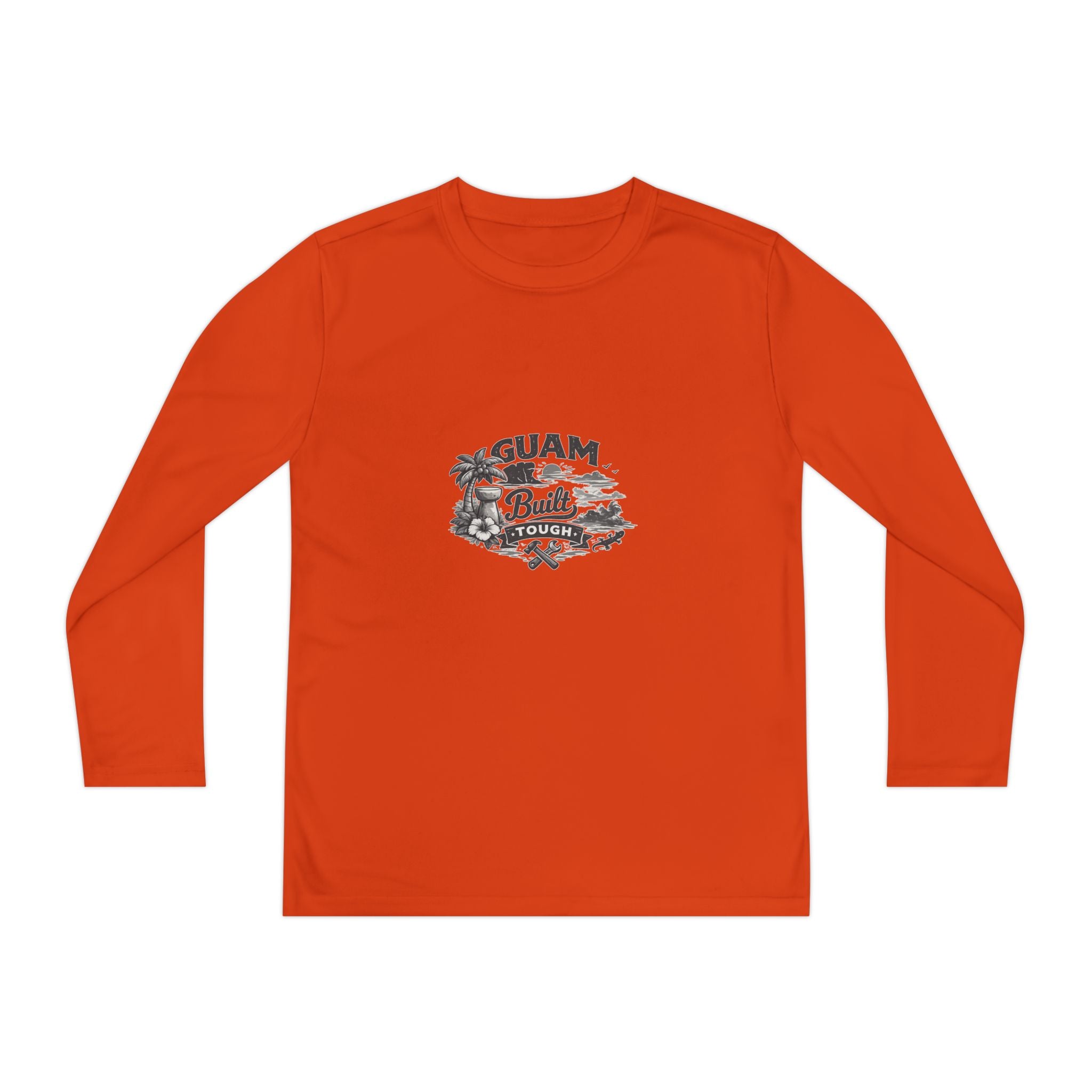 Guam Built Youth Long Sleeve Tee | Island Pride Graphic Shirt