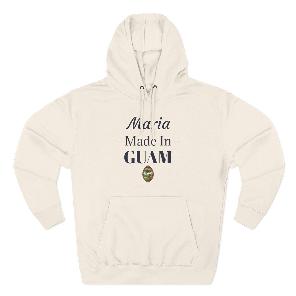 Made in Guam Personalized Hoodie | Customized Name Fleece Pullover