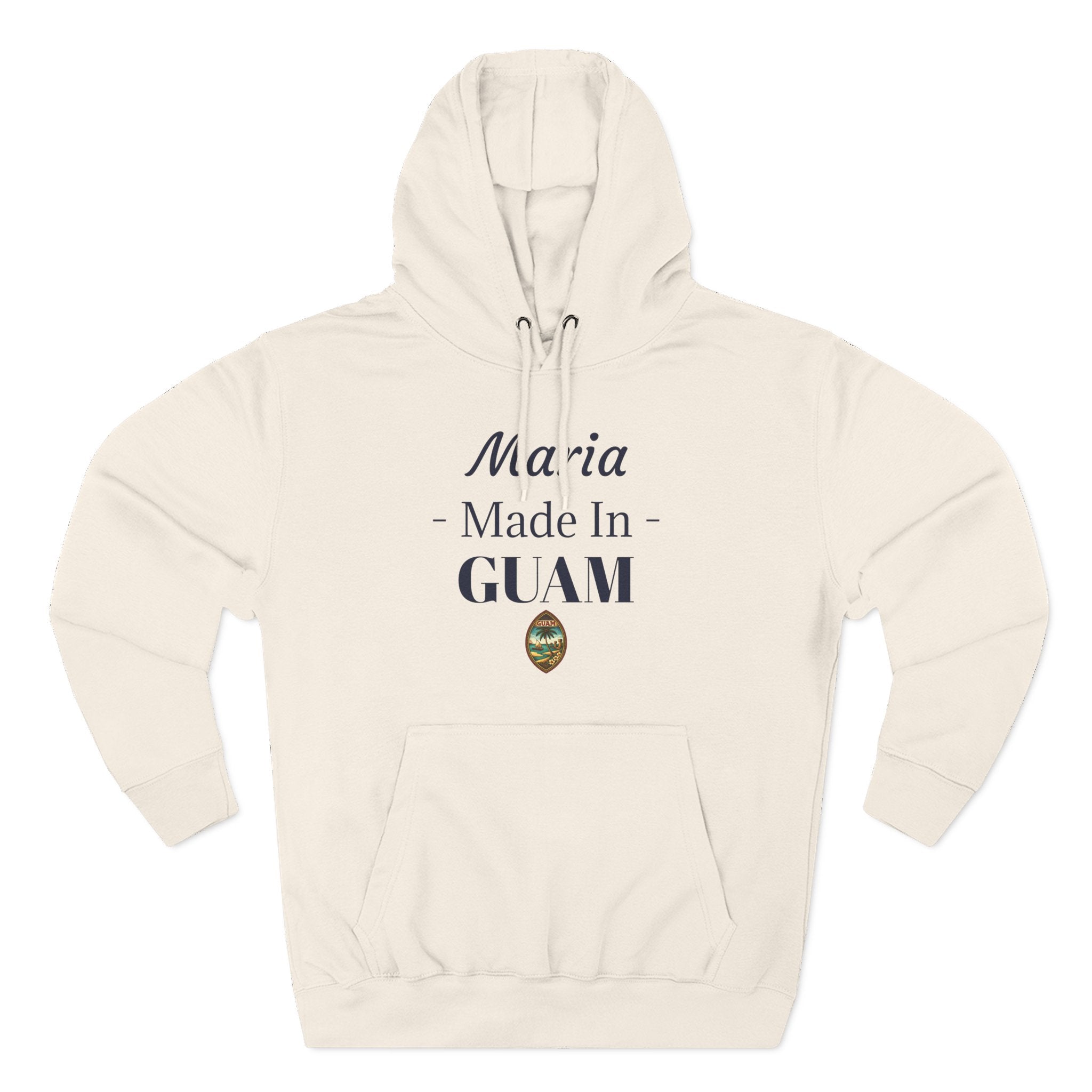 Made in Guam Personalized Hoodie | Customized Name Fleece Pullover