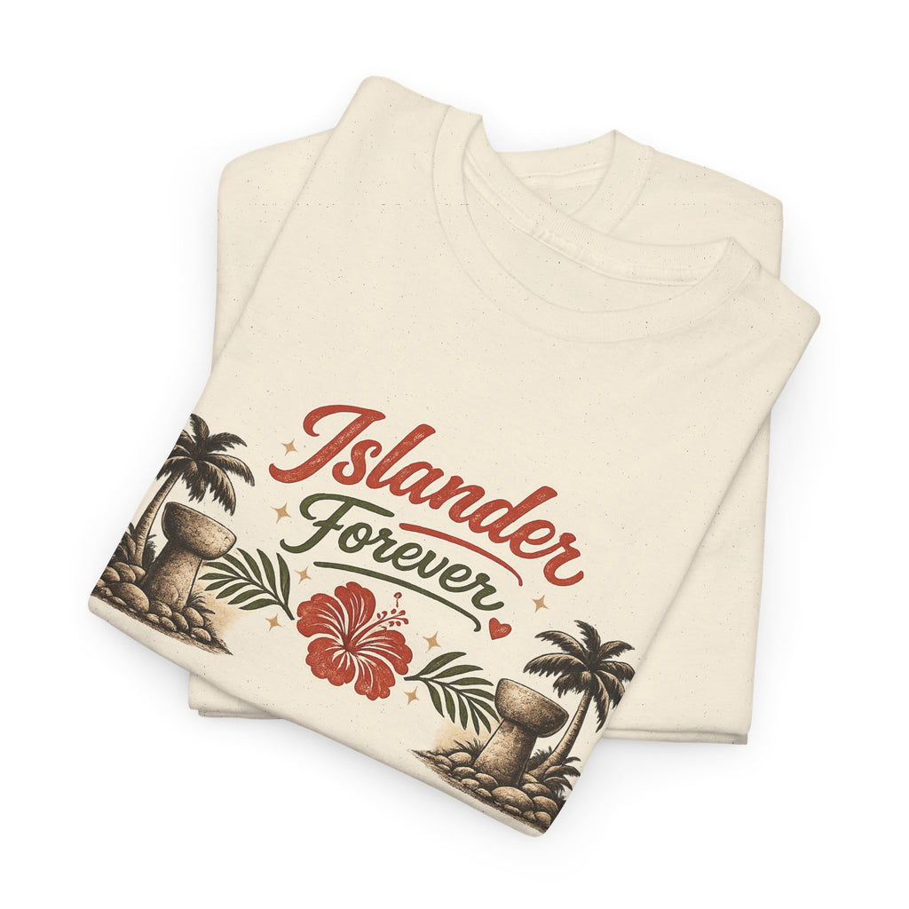 Personalized Islander Forever Unisex Heavy Cotton Tee (sample mockup)