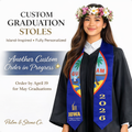 Customized Graduation Stole