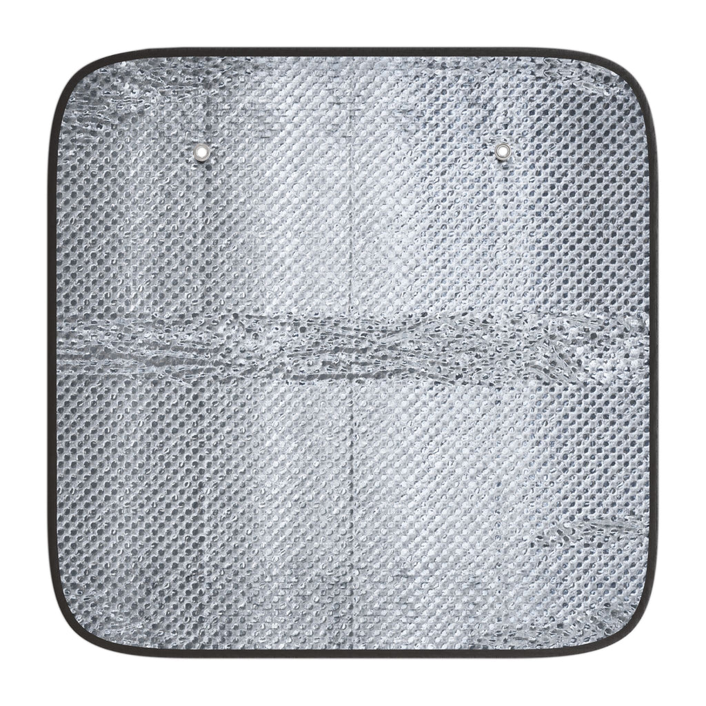 Guam Flag Car Sun Shade | Tropical Palm Windshield Protector