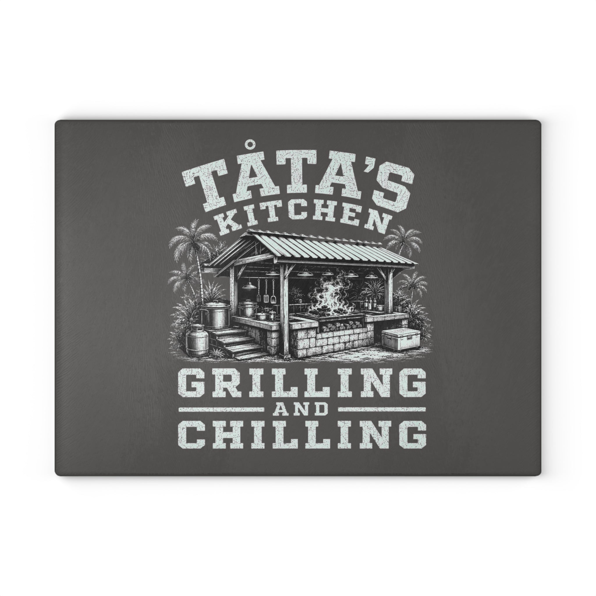 Cutting Board | “Tata’s Kitchen: Grilling and Chilling” BBQ Design
