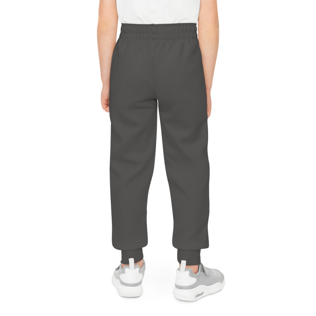 Youth Joggers with Small Crest Logo — Comfortable Kids Athletic Sweatpants