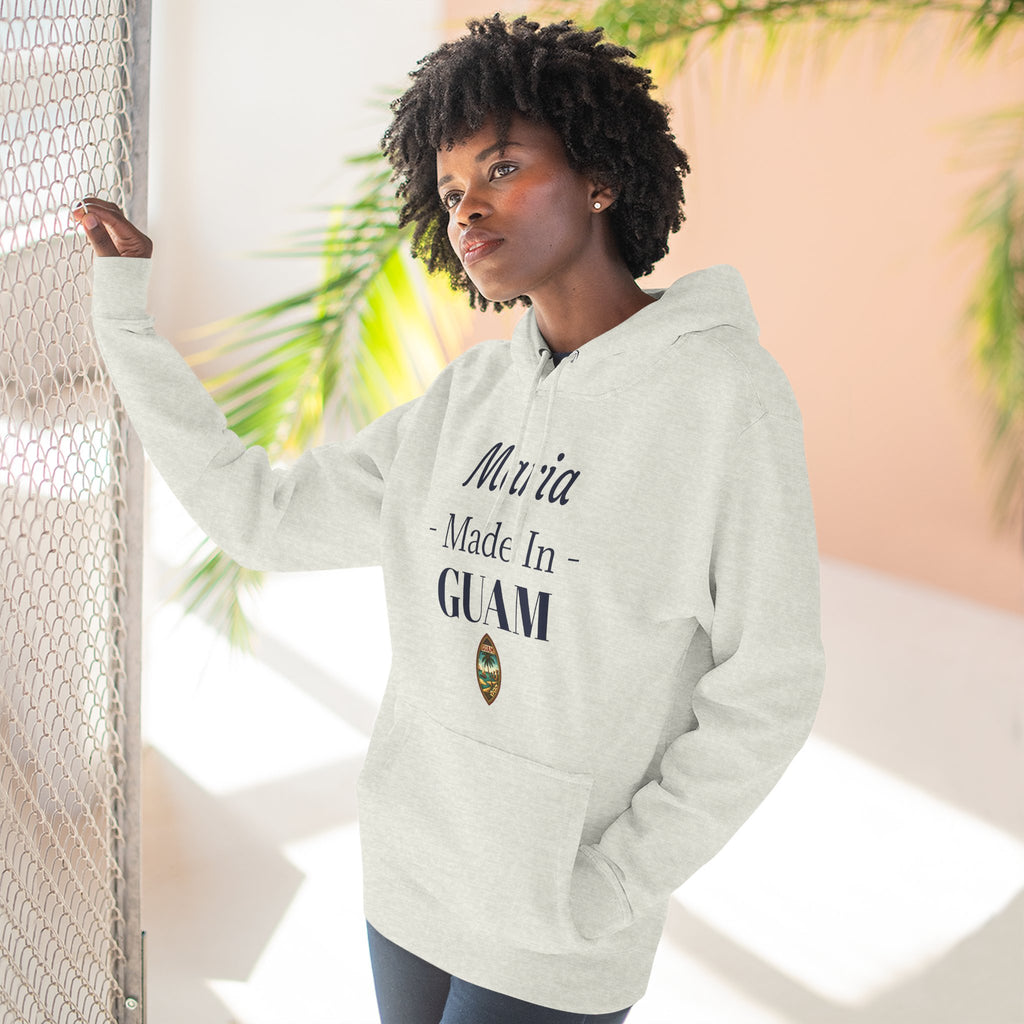 Made in Guam Personalized Hoodie | Customized Name Fleece Pullover