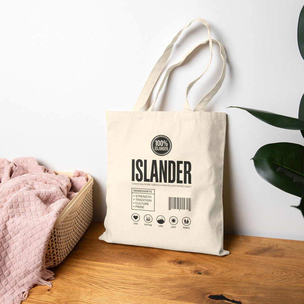 100% Islander Cotton Canvas Tote Bag