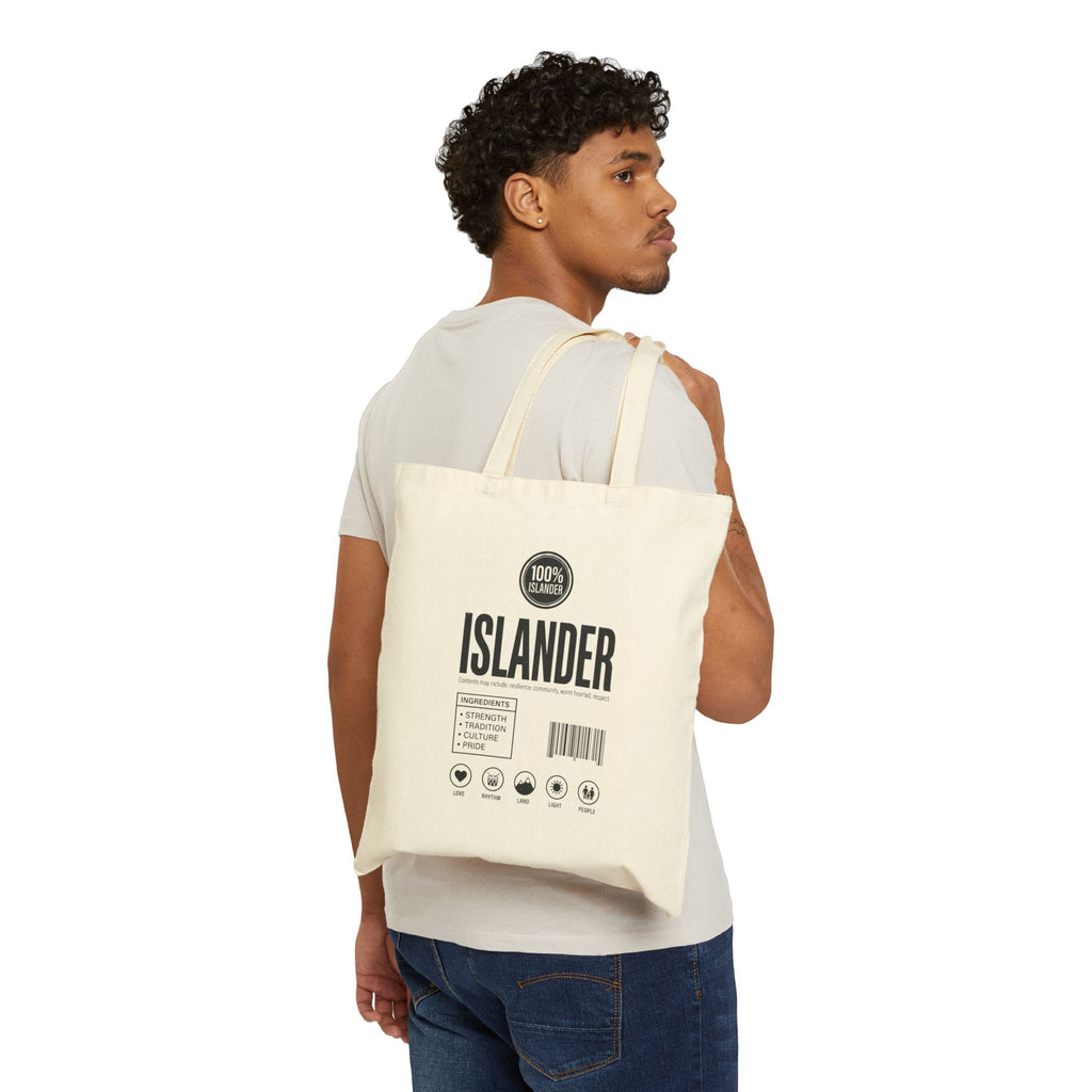 100% Islander Cotton Canvas Tote Bag