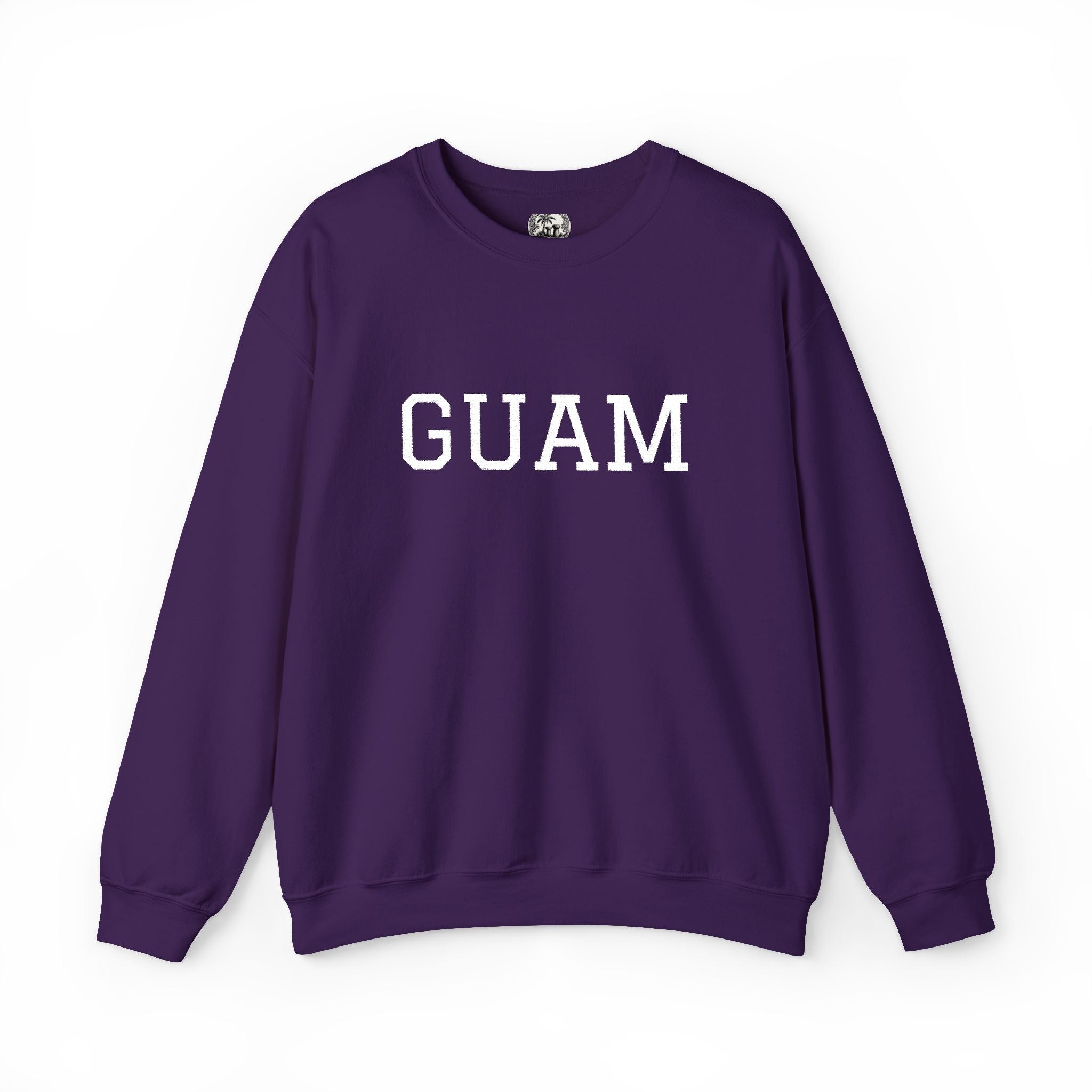 Guam EmbroideredCrewneck Sweatshirt | Personalized Text