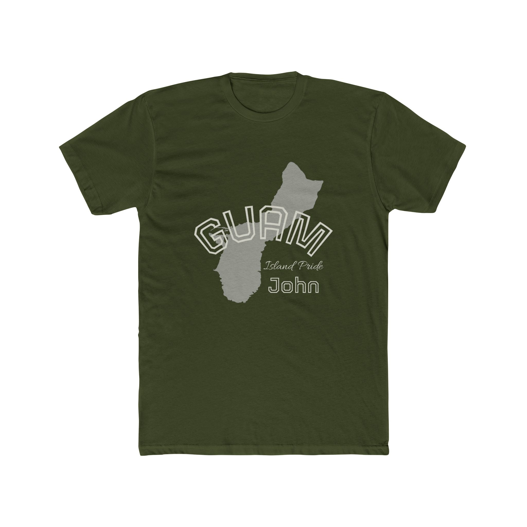 Personalize Guam Island Pride T-shirt | Custom Name T-shirt