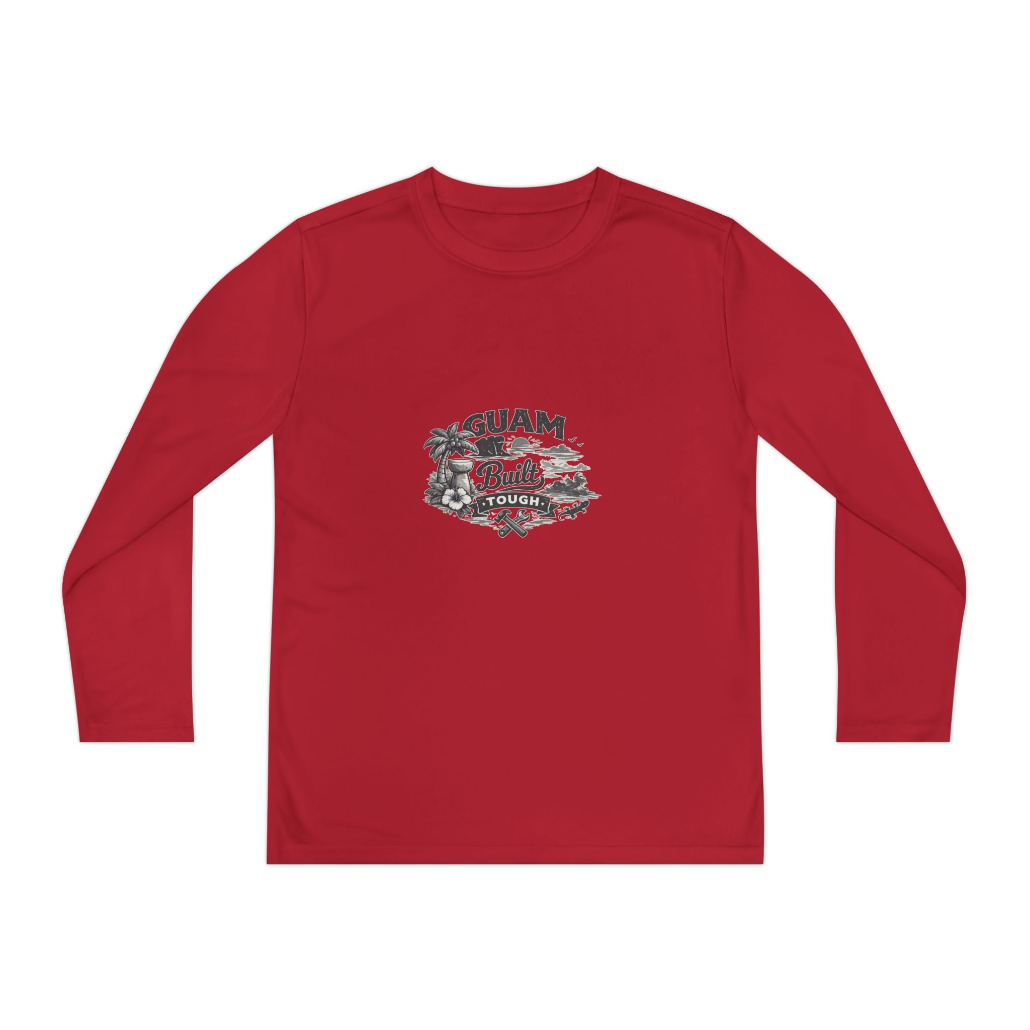 Guam Built Youth Long Sleeve Tee | Island Pride Graphic Shirt