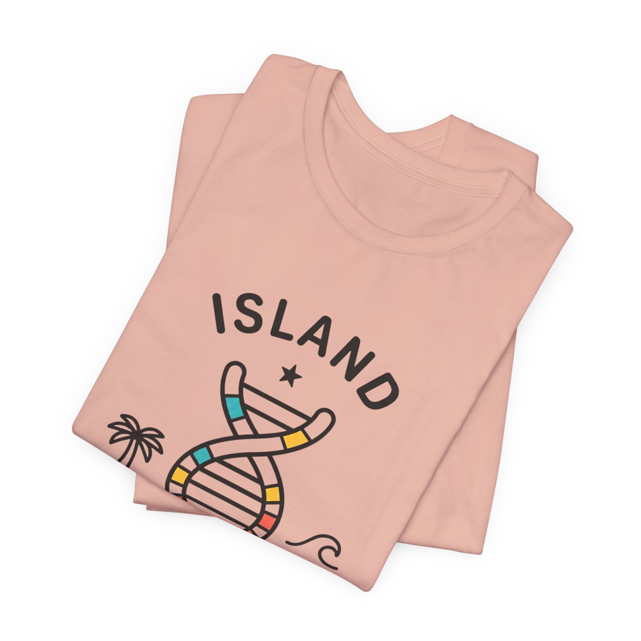 Island Heritage T-Shirt | Caribbean Pride, Retro Passport Stamp