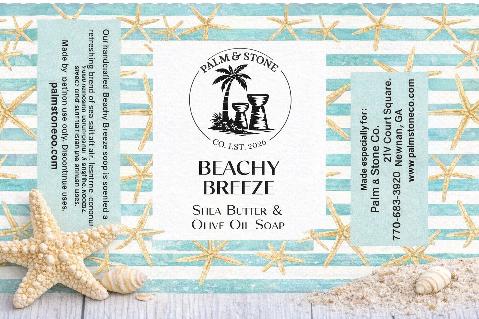 Palm & Stone Co. Handmade Soap Bar, Natural Soaps | Various Scents