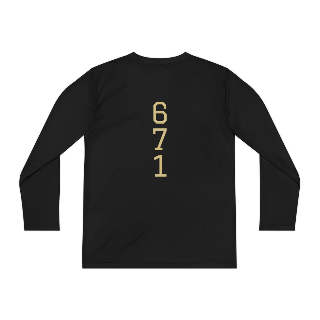 Guam 671 Long Sleeve Youth Tee "Where America's Day Begins"