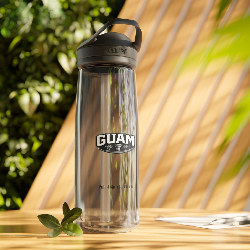 Guam Logo CamelBak Eddy Water Bottle | 20/25oz Durable Sports Bottle