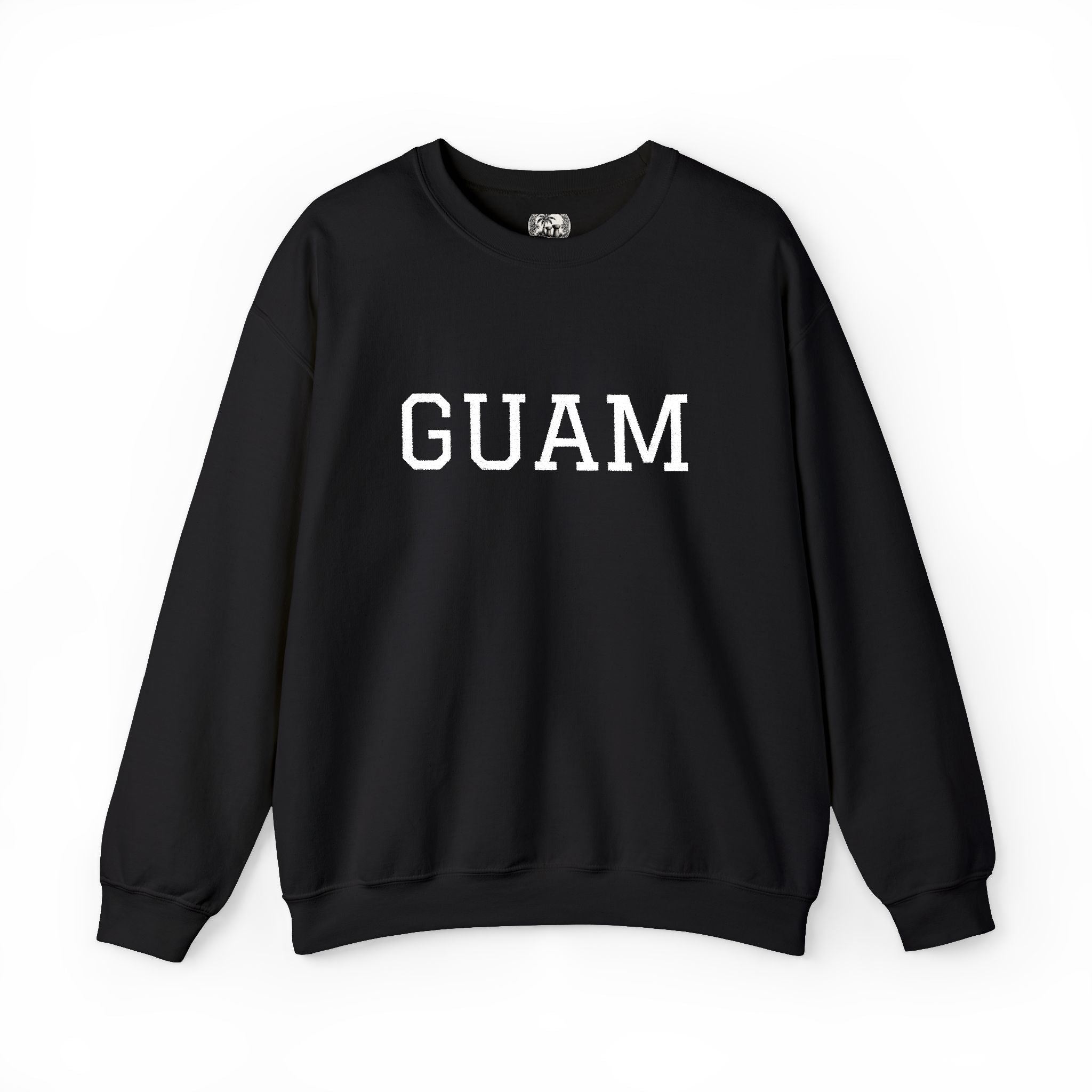 Guam EmbroideredCrewneck Sweatshirt | Personalized Text
