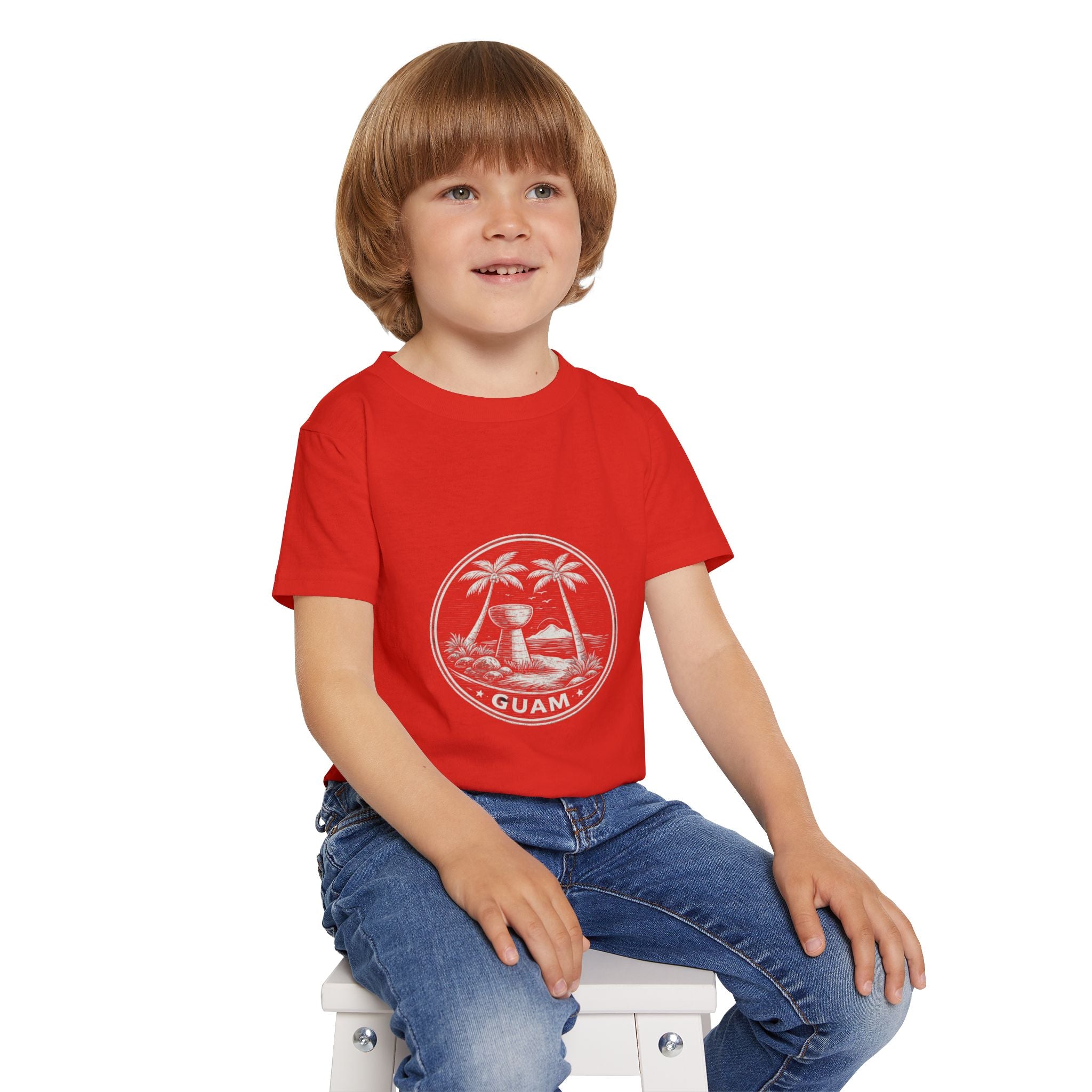Toddler T-Shirt Guam Island Palm Logo