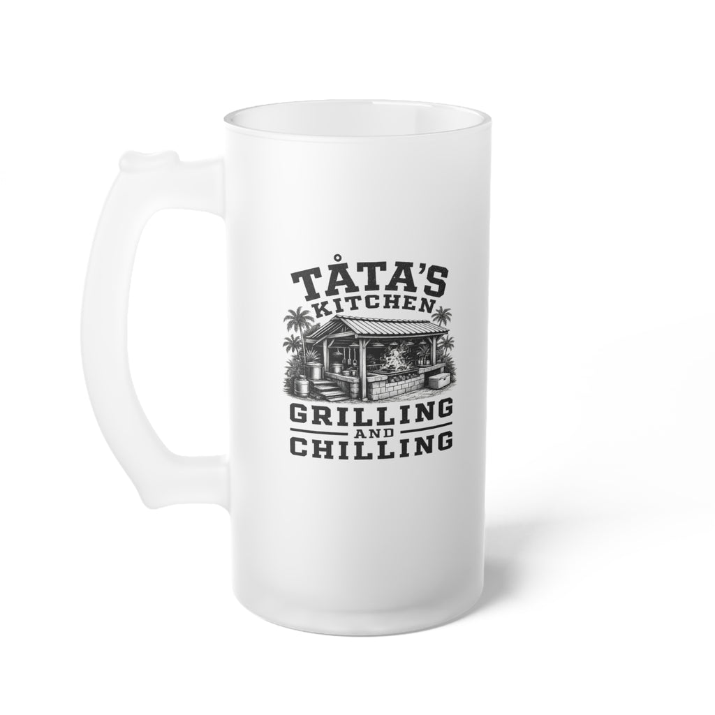 Personalized Frosted Glass Beer Mug