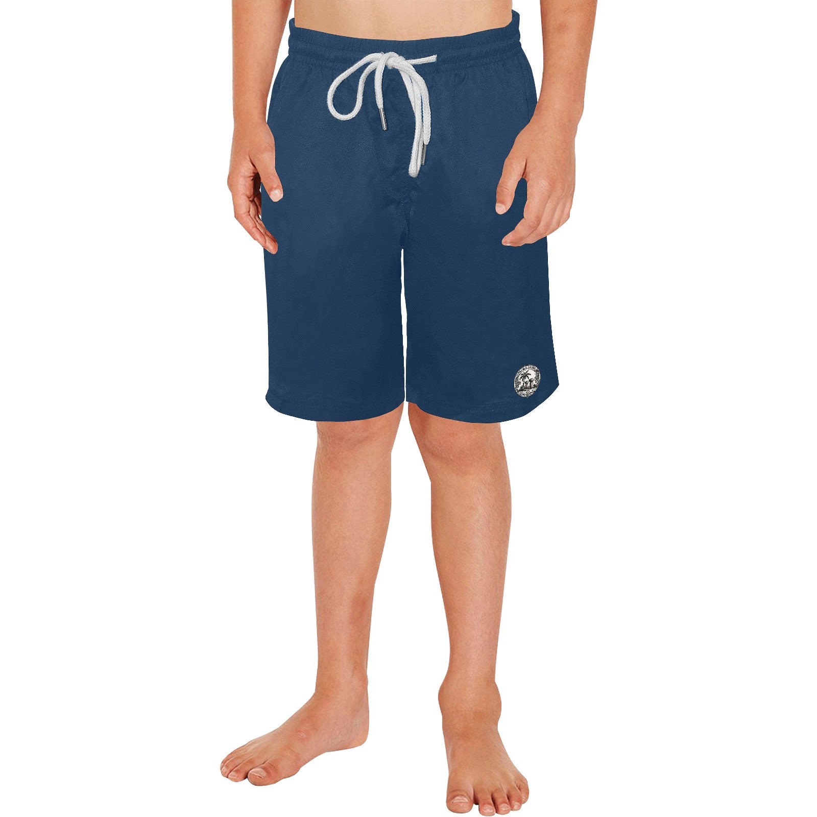 Palm & Stone Logo Boys' Causal Beach Shorts (5 colors | XS-XL)