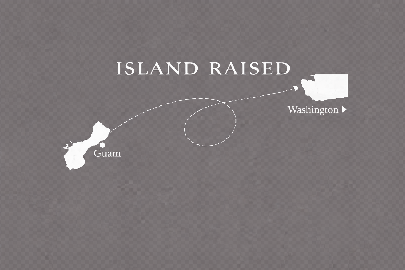 Island Raised Youth lightweight hooded sweatshirt | Optional: GU-State/Country Customization