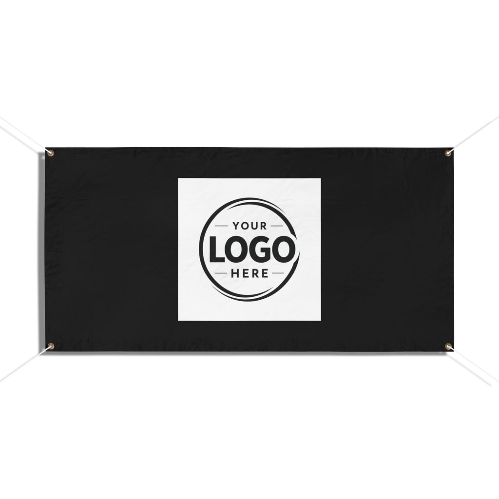 Custom Logo Vinyl Banner — Outdoor Advertising Banner with Grommets