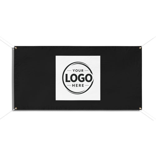 Custom Logo Vinyl Banner — Outdoor Advertising Banner with Grommets