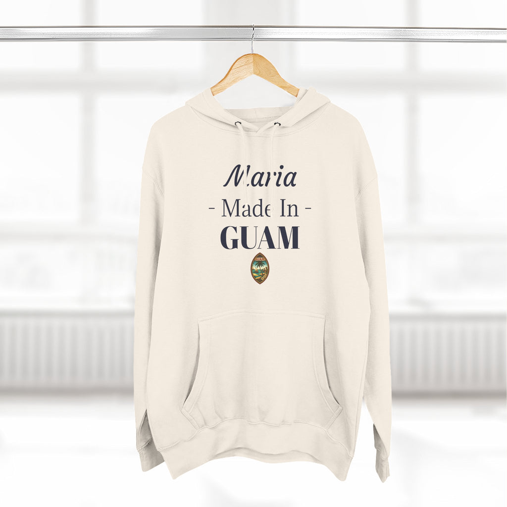 Made in Guam Personalized Hoodie | Customized Name Fleece Pullover