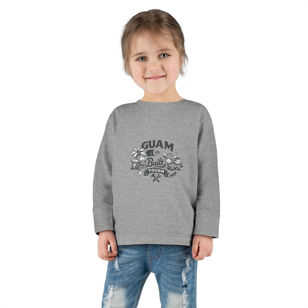 Guam Built Tough Toddler Long Sleeve Tee