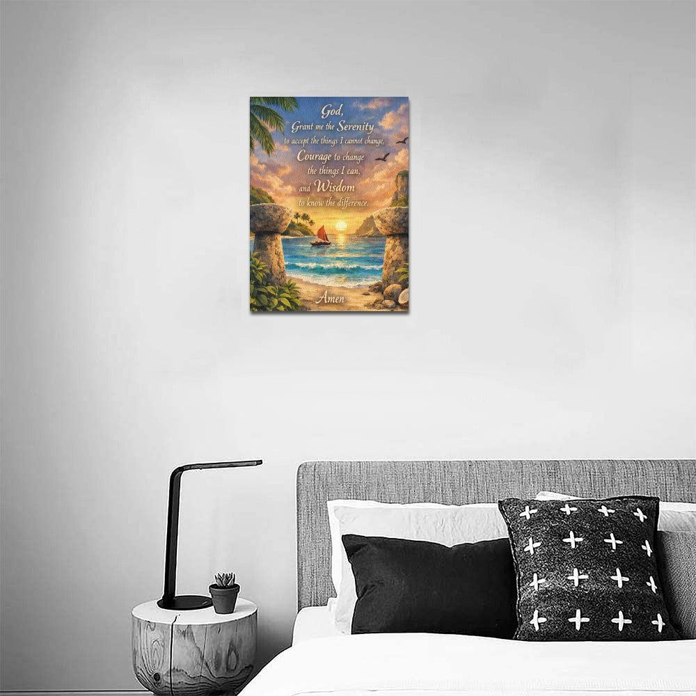 Serenity Prayer Frame Canvas Print 11"x14"
