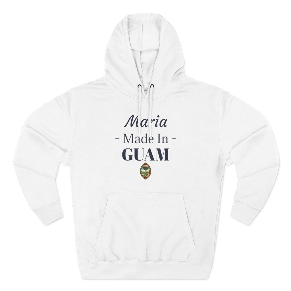 Made in Guam Personalized Hoodie | Customized Name Fleece Pullover