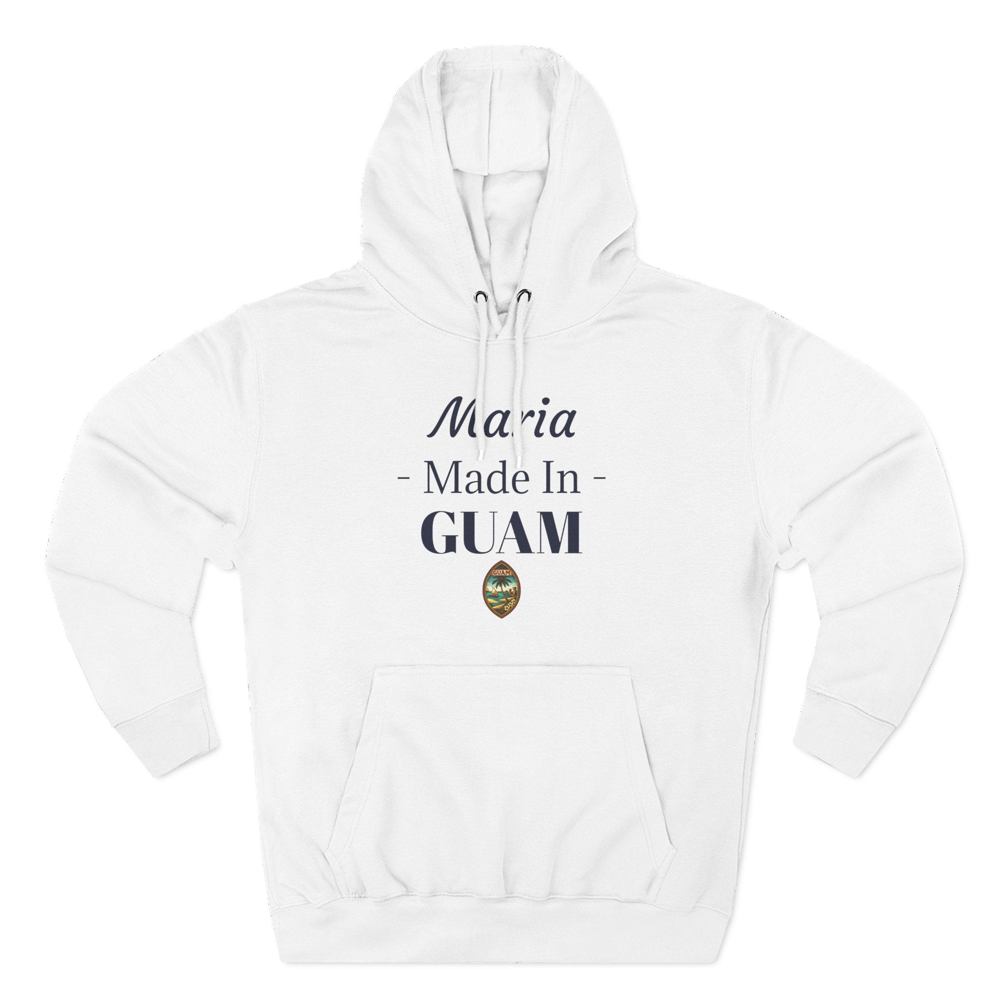 Made in Guam Personalized Hoodie | Customized Name Fleece Pullover