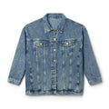 Personalized Denim Jacket Embroidered Women's Jean Jacket, Vintage Casual Layering
