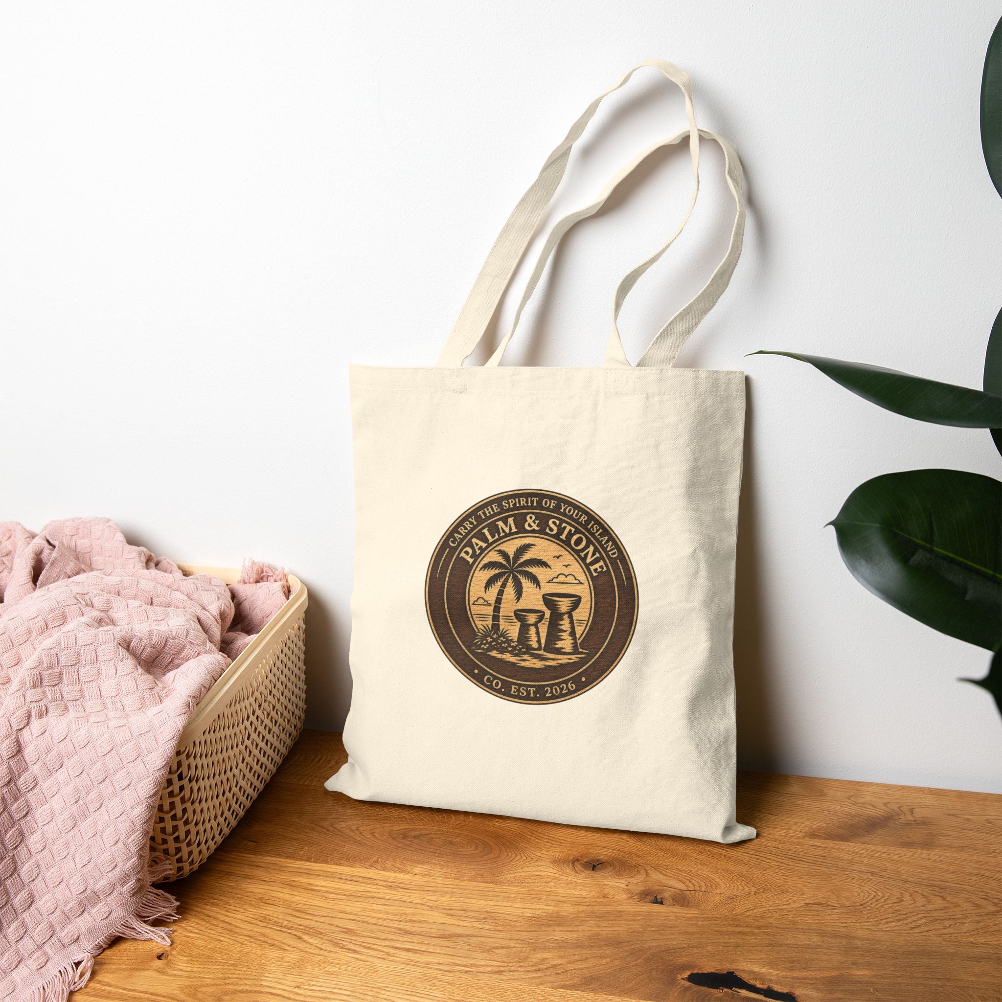 100% Islander Cotton Canvas Tote Bag