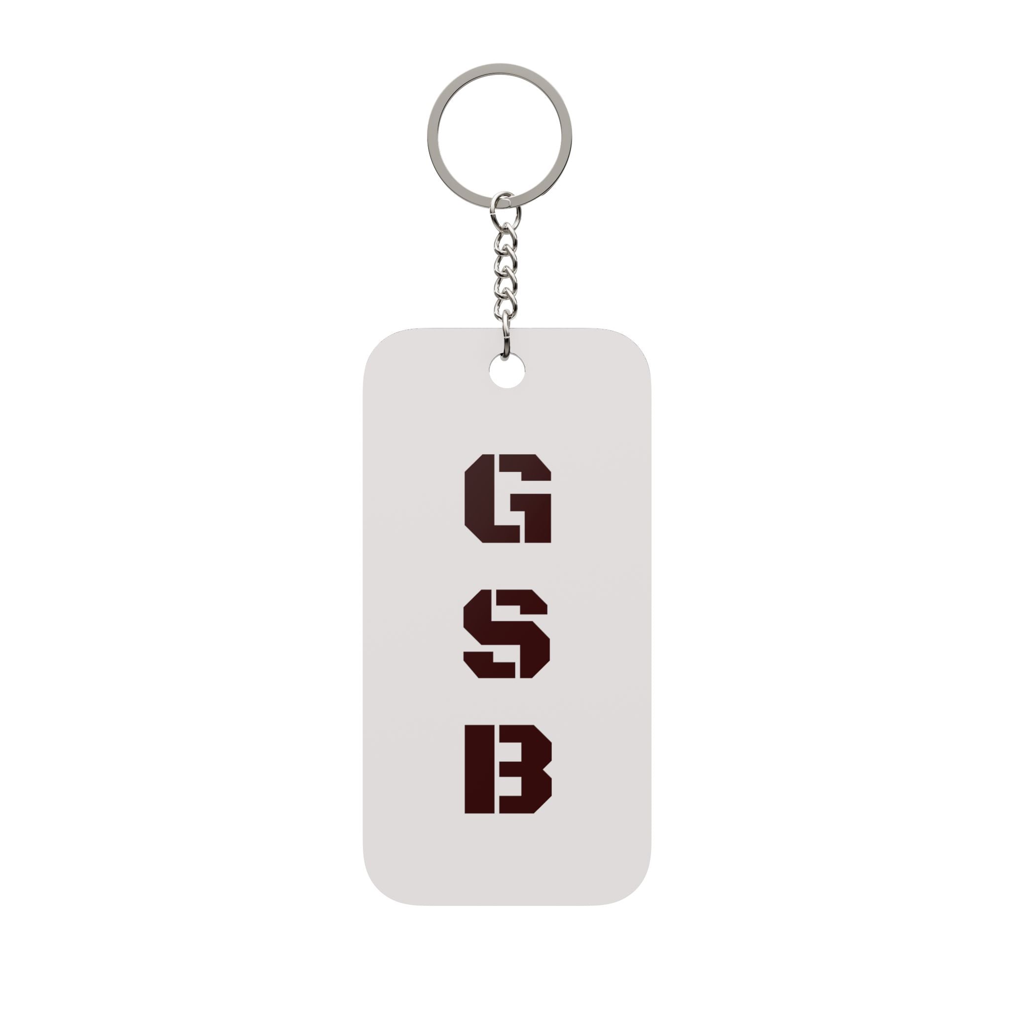 Personalized Island Village Vintage Surf Keychain | Double-Sided Custom Charm  (Add your own image/text or buy as is)